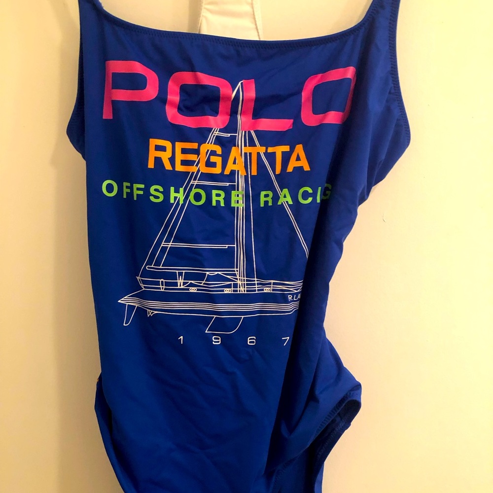 NWT Polo Ralph Lauren women’s bathing suit XL